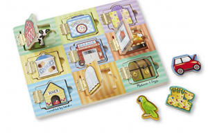 Melissa & Doug Hide and Seek Wooden Activity Board Just $11.59! (Reg. $16.99)