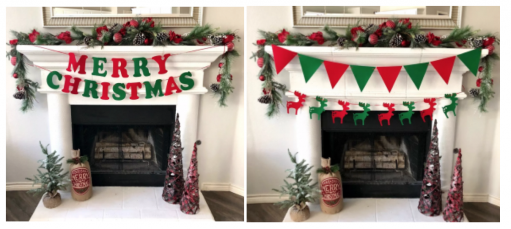 Christmas Felt Garland Banner Just $5.99! Choose From 5 Styles!