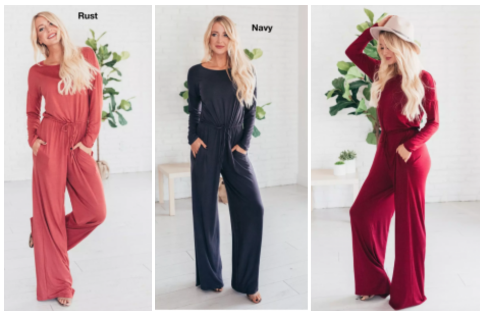 Luxe Fall Jumpsuit Just $24.99! (Reg. $42.00)