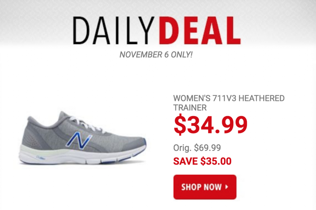 New Balance Women’s 711V3 Heathered Trainers Just $34.99 Today Only!