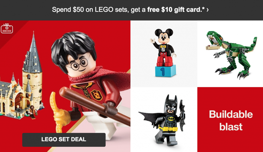 Target: Spend $50 On LEGO Sets & Get A $10 Target Gift Card!
