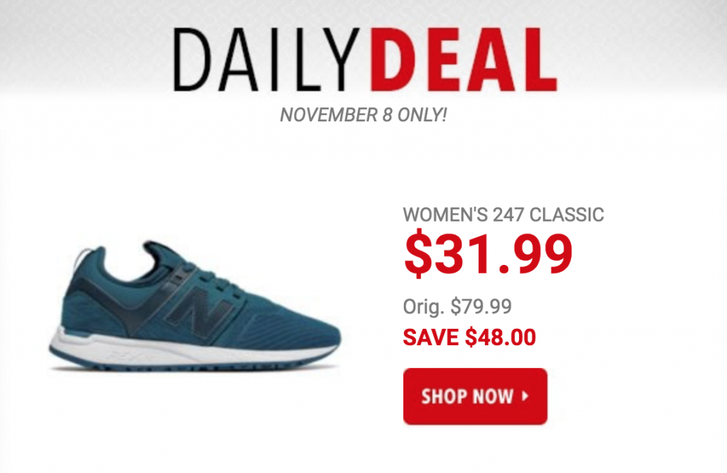 New Balance Women’s 247 Classic Sneakers Just $31.99 Today Only! (Reg. $79.99)