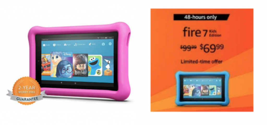 HOT! Fire 7 Kids Edition Tablet Just $69.99 48 Hours Only!
