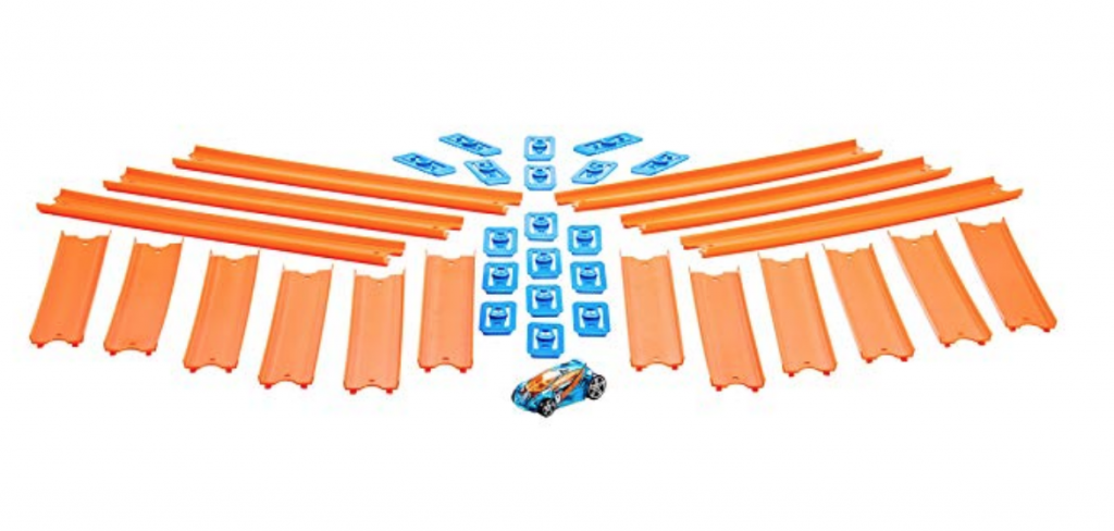 Hot Wheels Track Builder Straight Track with Car 15-Feet Just $9.99!