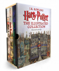 Harry Potter: The Illustrated Collection Books 1-3 Boxed Set $64.61!