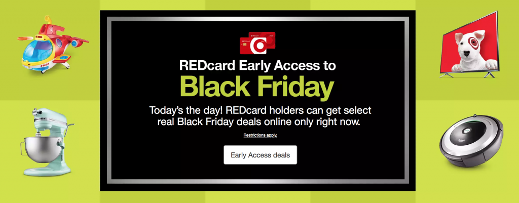 Early Access To Black Friday Deals Now Available to Target REDCard Holders!