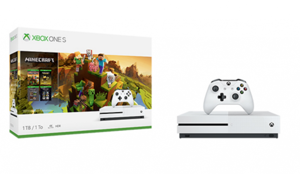 BLACK FRIDAY PRICE! Microsoft Xbox One S 1TB  Minecraft Bundle Just $199.00! (Reg. $299.99)