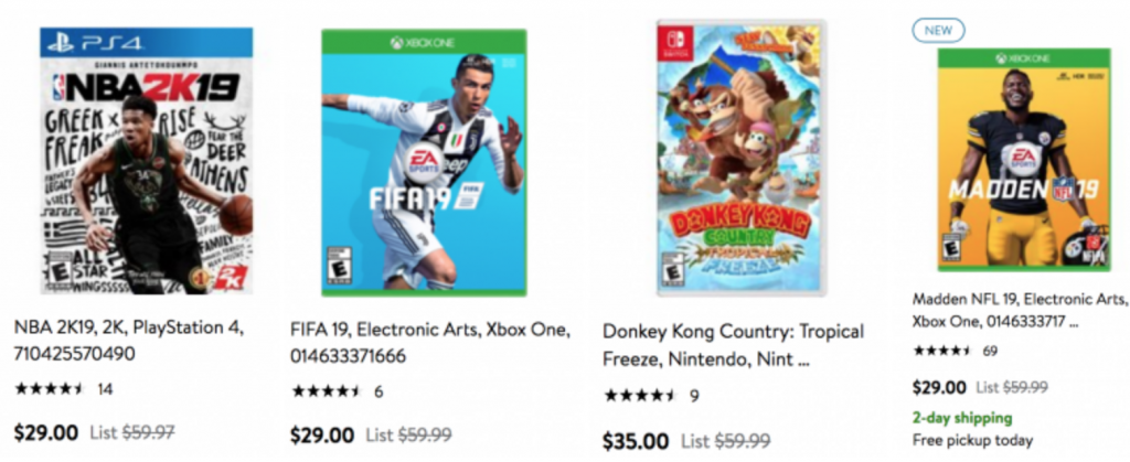 Walmart BLACK FRIDAY Video Game Deals On All Consoles! Prices As Low As $29.00!