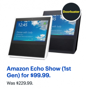 Amazon Echo Show 1st Generation Just $99.99! Black Friday Doorbuster Available Now!