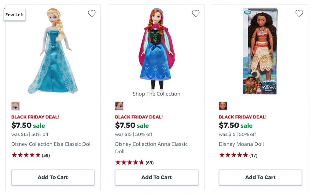 Disney Classic Dolls Just $7.50 At JCPenney! BLACK FRIDAY PRICE!