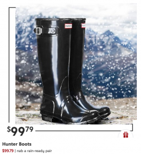 Zulily: Hunter Rain Boots $99.79!  (Reg. $150.00)