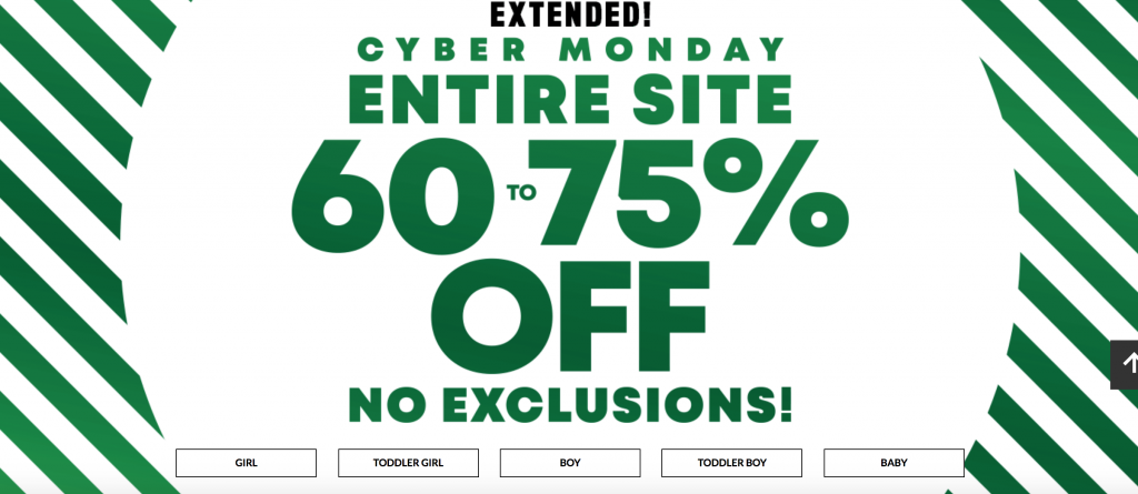 The Children’s Place: Cyber Monday Extended! 60%-75% Off The Entire Site! $6.99 Basic Denim!