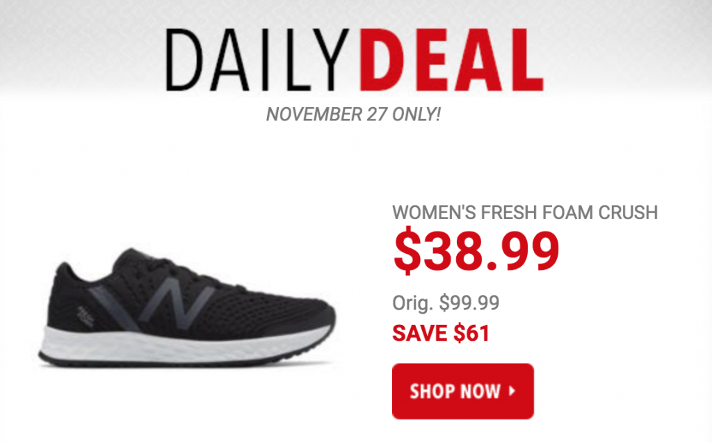 New Balance Fresh Foam Crush Women’s Sneakers $38.99 Today Only! (Reg. $99.99)