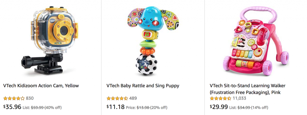 Amazon: Save Up To 40% Off VTech Toys!