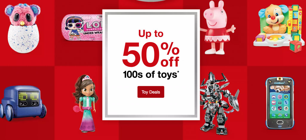 Target: Cyber Week Deal! Up To 50% Off Toys! Including Board Games!