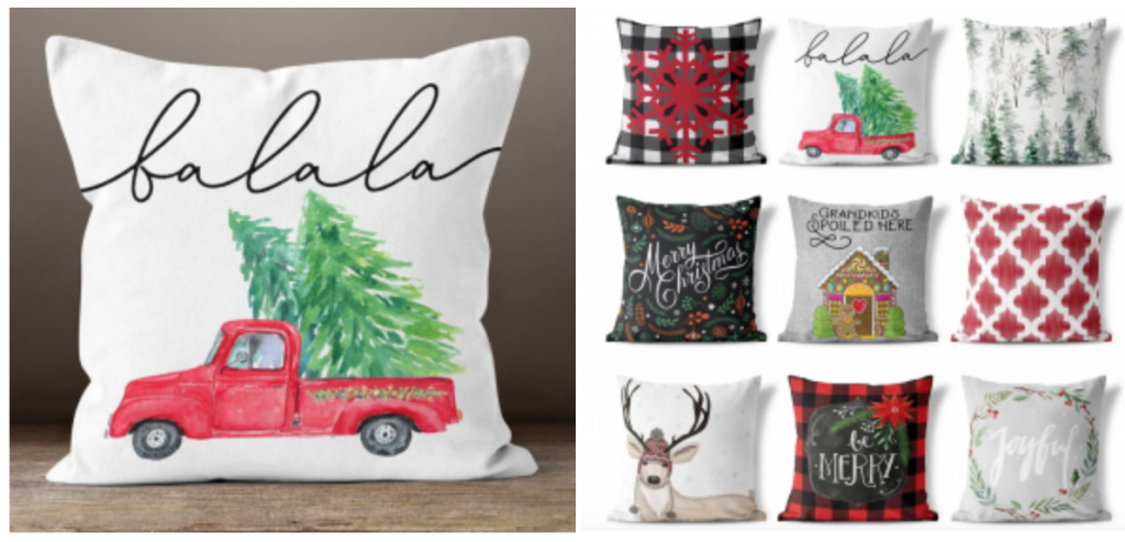 Joyful Christmas Pillow Covers Just $5.99! (Reg. $14.99)