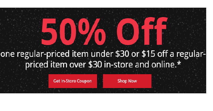 Ace Hardware: Take 50% off One Regular Priced Item Under $30, Or $15 off an Item Over $30!