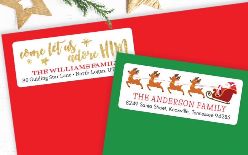 Christmas Address Labels – Only $4.49!