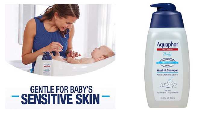 Aquaphor Baby Wash & Shampoo 16.9 Fluid Ounce Only $6.09 Shipped!