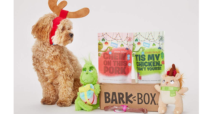 BarkBox and Super Chewer Grinch Holiday Limited Edition Gift Assortment – Just $24.50!
