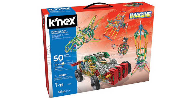 K’NEX Imagine Power and Play Motorized Building Set – 529 Pieces – Just $32.97!