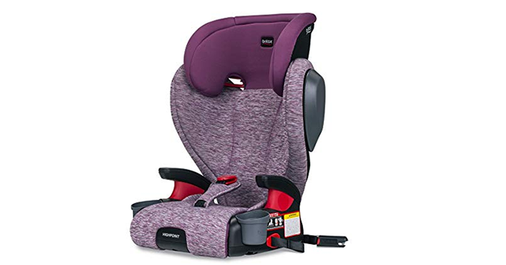 Britax Highpoint Belt-Positioning Booster Seat in Mulberry – Just $104.99!