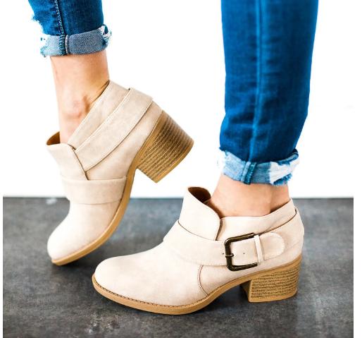 Wren Buckled Booties- Only $34.99 Shipped!