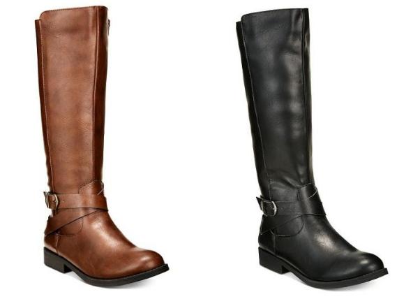 Style & Co Madixe Riding Boots – Only $19.99! Black Friday Deal!