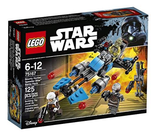 LEGO Star Wars Bounty Hunter Speeder Bike Battle Pack Building Kit – Only $9.99!