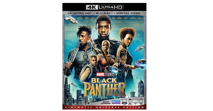 Black Panther 4K Ultra HD Blu-ray and Blu-ray – Just $14.99!