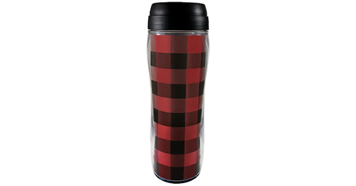 Kohl’s Cyber Sale! 1-Day Cyber Deal! St. Nicholas Square Buffalo Check Thermal Mug – Just $5.99!