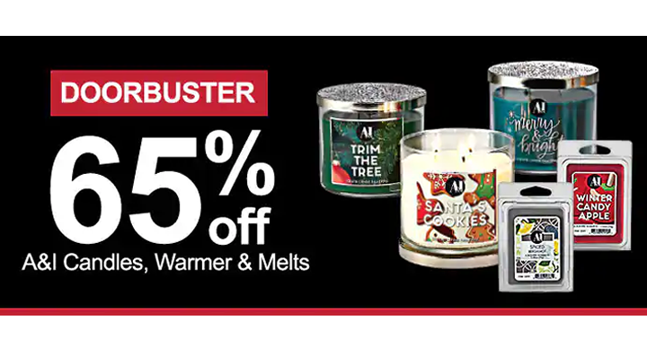 Shopko Black Friday Doorbusters! 65% Off Candles, Warmers, Melts!