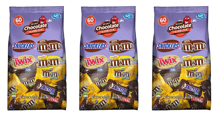 MARS Fun Size Variety Mix 33.9-Ounce 60-Piece Bag Only $5.79 Shipped!