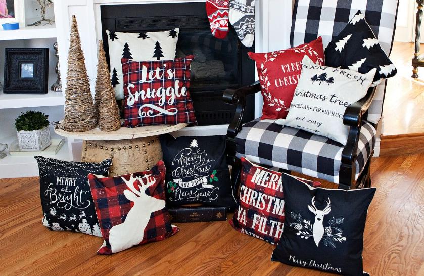 Christmas Pillow Covers – Only $9.99!