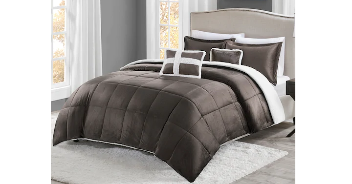 Kohl’s Cyber Sale! 1-Day Cyber Deal! True North Mink to Sherpa 5-piece Comforter Set – Just $39.99!