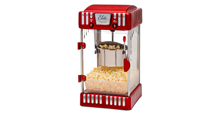 Kohl’s Cyber Sale! 1-Day Cyber Deal! Elite Classic 2.5-oz. Tabletop Kettle Popcorn Maker – Just $39.99!