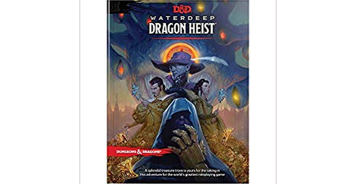 D&D Waterdeep Dragon Heist HC (D&D Adventure) – Just $17.86! Use the HOT $5 off book code!