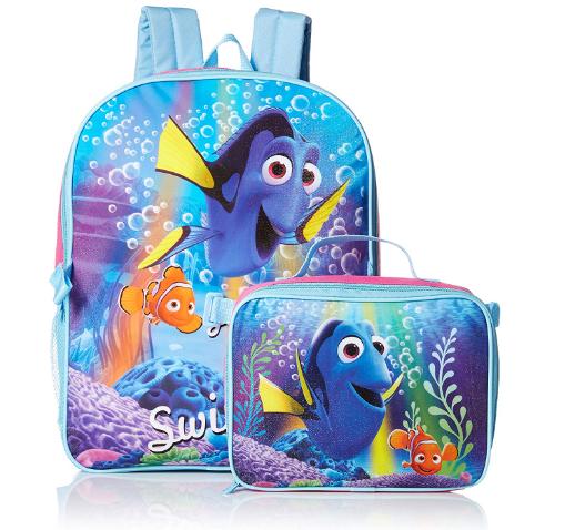 Disney Little Girls Finding Dory Backpack with Lunch Bag – Only $6.25!