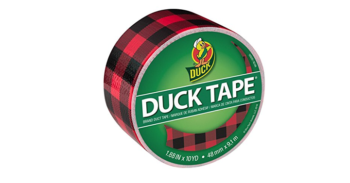 Duck Brand Printed Duct Tape – Buffalo Plaid – Just $3.48!