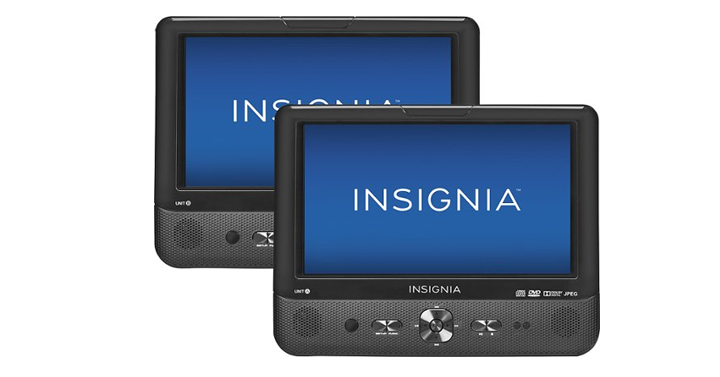Insignia 9″ Dual Portable DVD Players – Just $89.99!