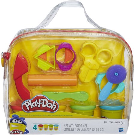 Play-Doh Starter Set 4 Pack of Dough + 9 Tools Only $6.59!
