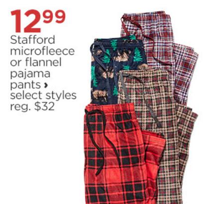 Select Men’s Flannel Bottoms as low as $12.99! Black Friday Deal!