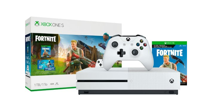 Xbox One S 1TB Fortnite Bundle with 4K Ultra HD Blu-ray – Just $229.99!