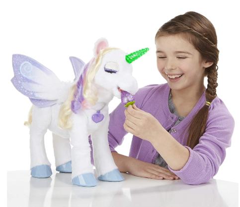 Save up to 50% off select Hasbro Toys! furReal My Magical Unicorn Interactive Plush Pet Toy Only $53.16 Shipped!