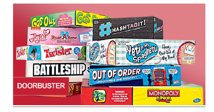Shopko Black Friday Doorbuster! Get Board Games 30% off = Prices Start at Only $4.89!