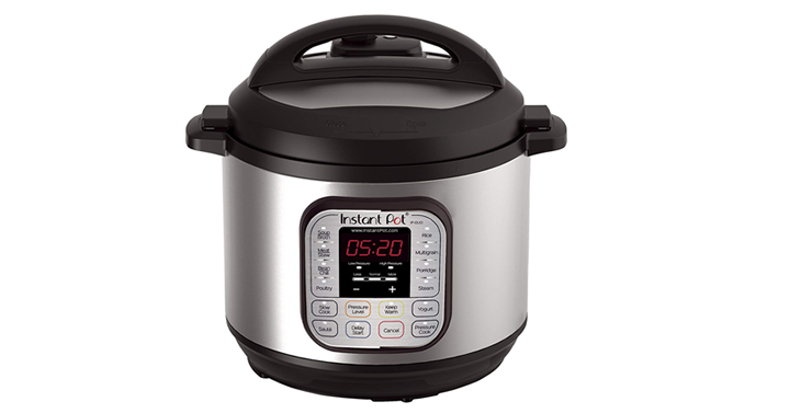Instant Pot DUO80 8 Qt 7-in-1 Multi- Use Programmable Pressure Cooker, Slow Cooker, Rice Cooker, Steamer, Sauté, Yogurt Maker and Warmer – Just $79.00!