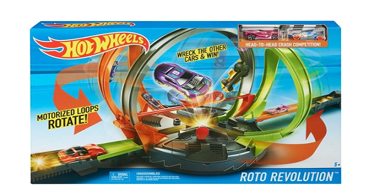 Hot Wheels – Roto Revolution Track Set Only $19.99!! (Reg. $39.99) Hot Wheels – Roto Revolution Track Set Only $19.99!! (Reg. $39.99)