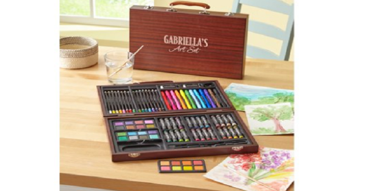 Personalized 80-Piece Art Set – 12 Designs Available Just $15!! (Reg. $35)