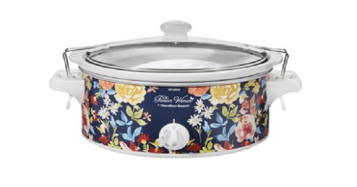 Pioneer Woman 6 Quart Portable Slow Cooker Only $25.96! (Reg. $40)
