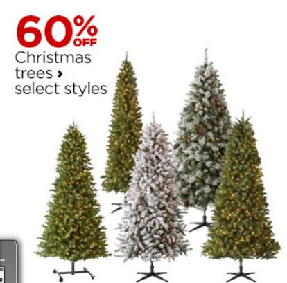 JCPenney: Save 60% off Christmas Trees! Cyber Monday Deal!